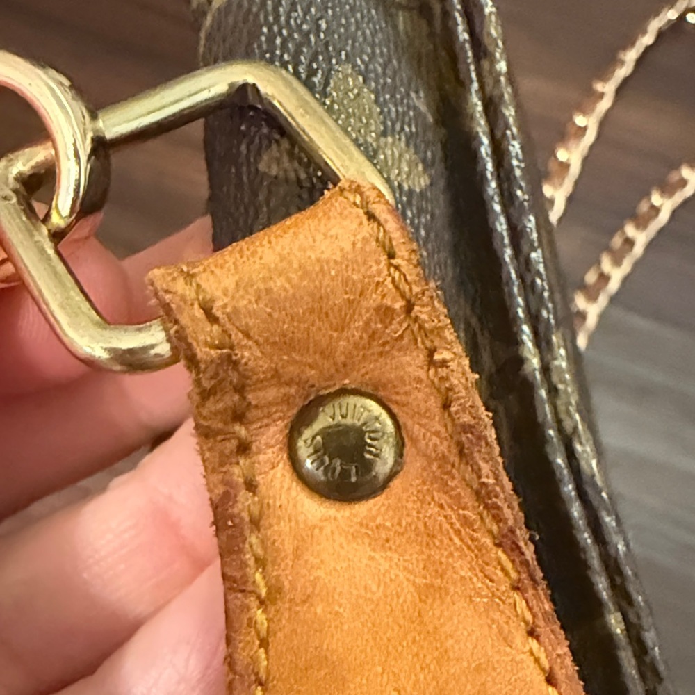 Vintage Louis Vuitton Monogram Crossbody Messenger Bag - Picture 10 of 10